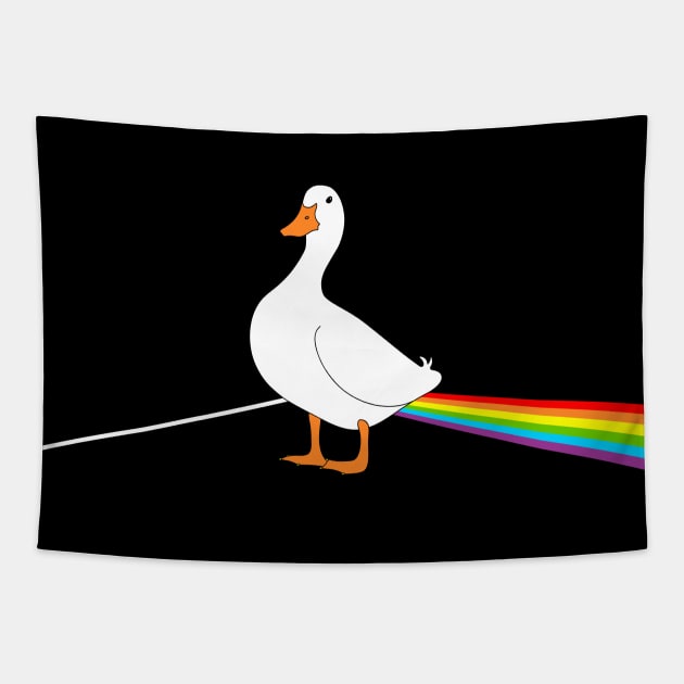 Duck Side of the Moon Tapestry by BinChickenBaby