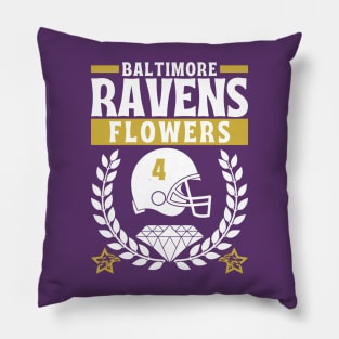 Baltimore Ravens Flowers 4 Edition 2 Pillow