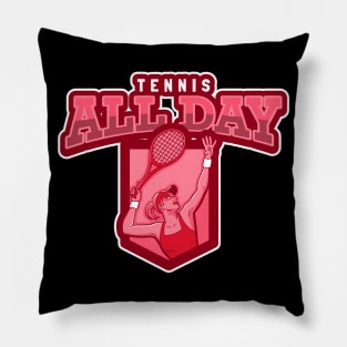 Tennis All Day Pillow