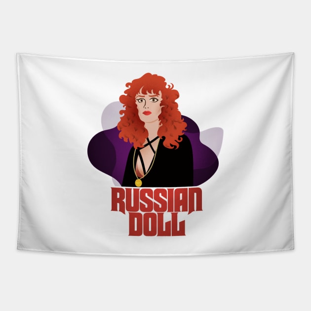 Russian Doll by Netflix (Fan Art) Tapestry by uhmealya