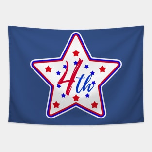 4th of July Stars Tapestry