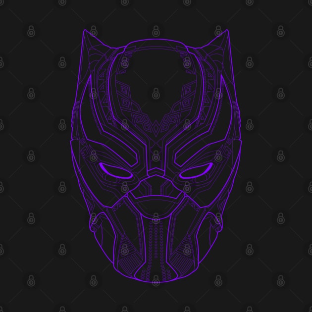 Black Panther Purple by AlternateRealiTEE