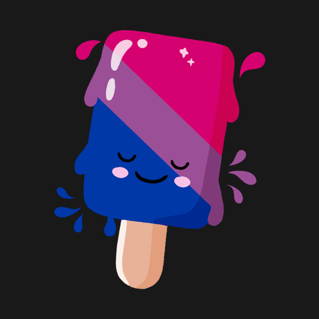 Bisexual Pride Flag Popsicle Summer LGBTQ by Sunburst Designs