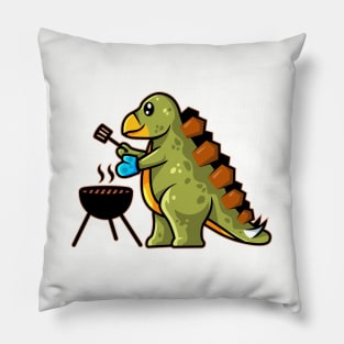 Steak-o-saurus | Fire Up the Grill Pillow