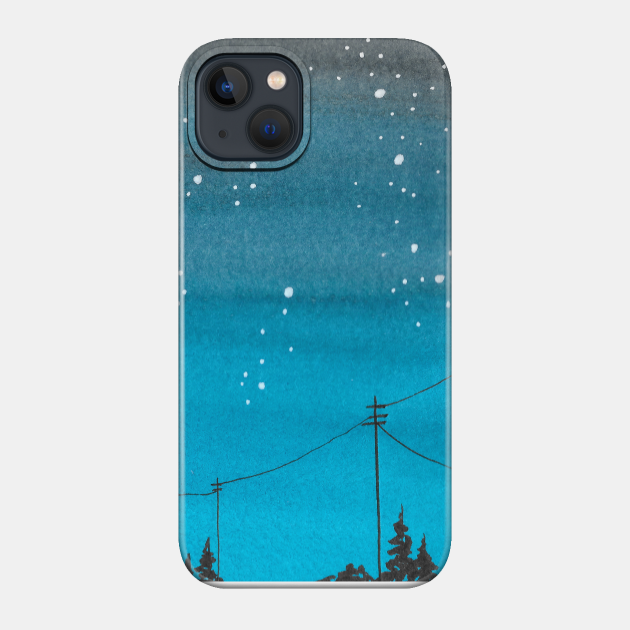 Blue Galaxy - Stars - Phone Case