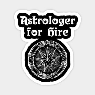 Astrologer for Hire -with Star Badge Magnet