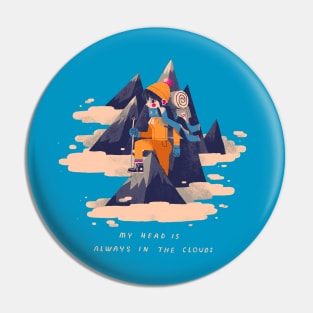 my head is always in the clouds Pin