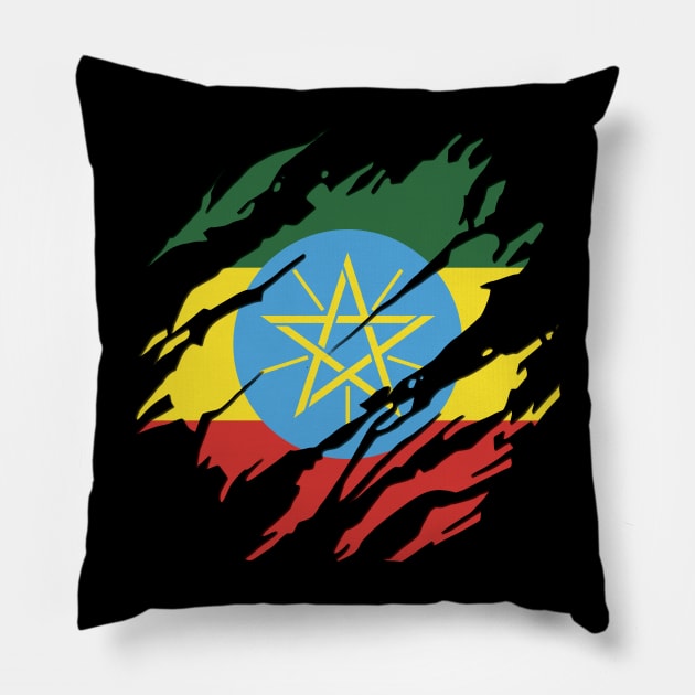 Ethiopia Always Pillow by Imaginariux