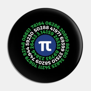 Pi Day Circle Math Humor T Pin