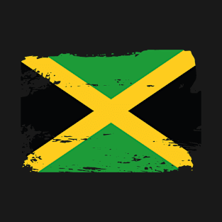 Official Jamaica Flag Jamaican Country Pride Vintage T-Shirt