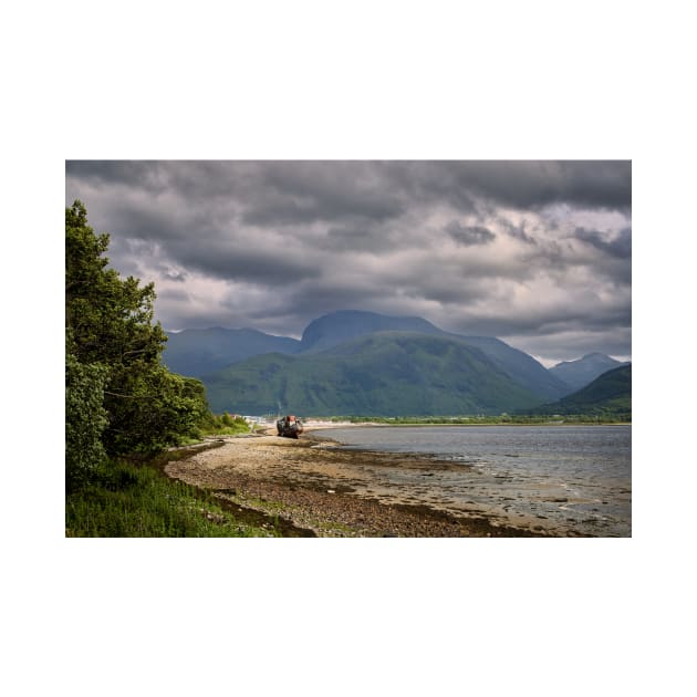 Shipwreck on the Shore of Loch Linhe by GrahamPrentice