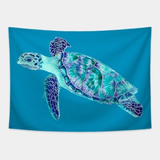 Blue turtle Tapestry