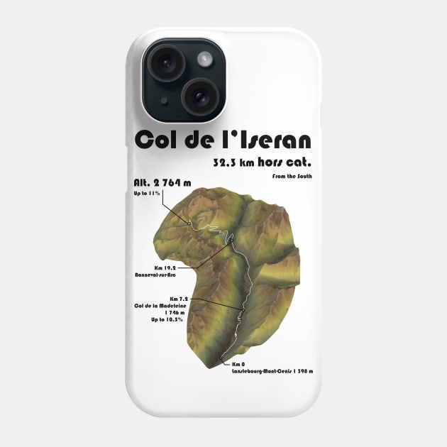 Col de l’Iseran Phone Case by CTinyFactory