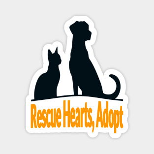 Adopt Don’t Shop Save a Life Gain a Heart - National Pet Day Magnet