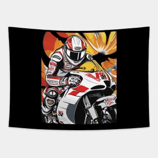 Racing Bike Tapestry