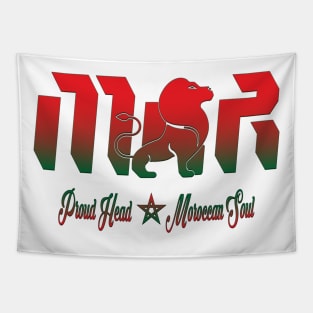 Proud Morocco Flag Gift Moroccan Lovers For Men's Women's Tapestry