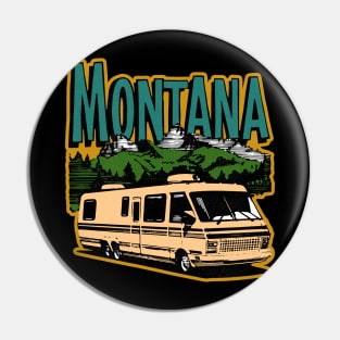 Vintage Montana Travel Pin