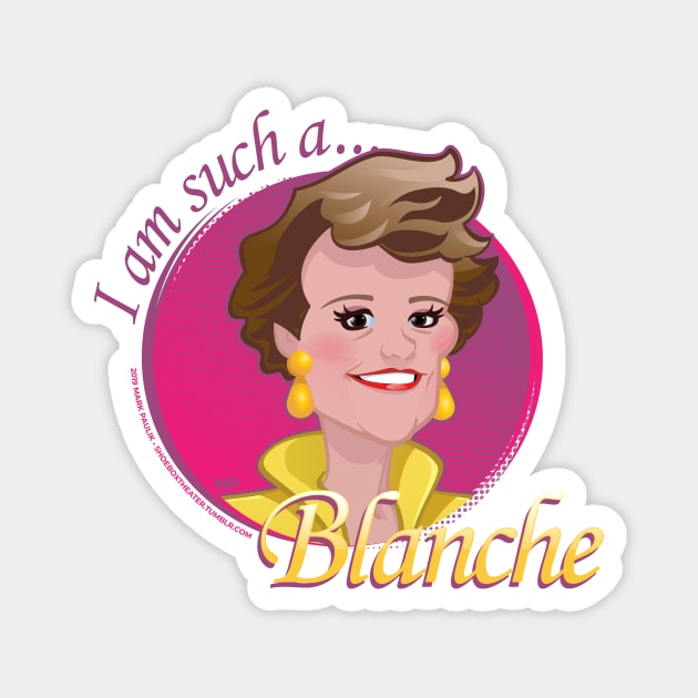 The Golden Girls - Blanche Magnet by markpaulik