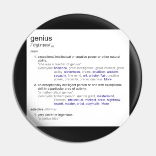 Who is a genius ? Pin