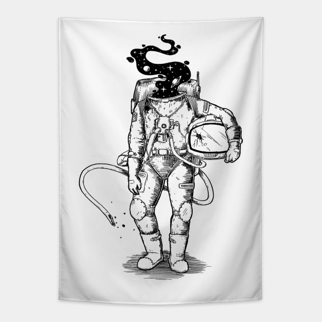 astronaut Tapestry by rudoi