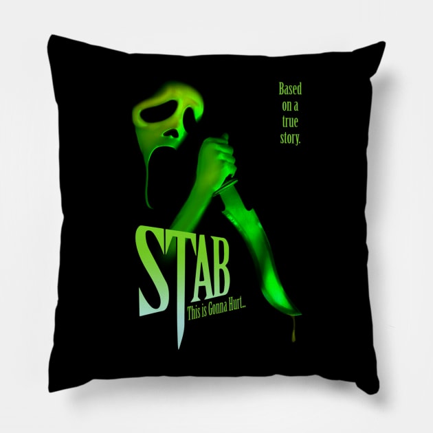 Stab (from the Scream movie) Pillow by SalenyGraphicc