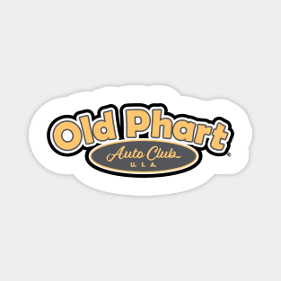 Old Phart Auto Club - logo Magnet