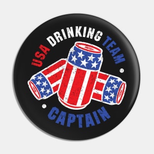 USA Drinking Team Captain Pin