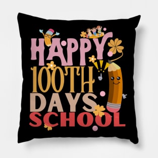 Happy 100th days of school Pillow