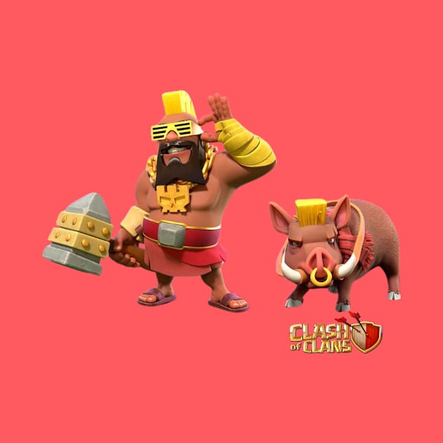 Super Hog Rider - Clash of Clans by RW Designs