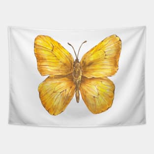 yellow butterfly Tapestry