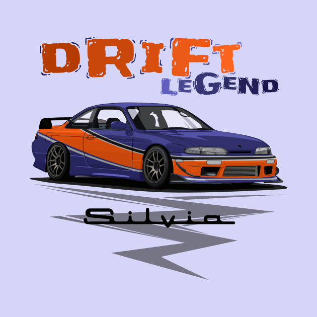 Nissan Silvia S14 Drift Legend by Ajie Negara