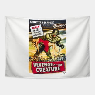 Revenge of the Creature Movie Poster Tapestry