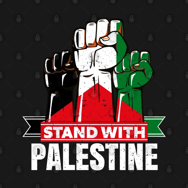 Stand With Palestine Will Be Free Flag Free Jerusalem, Free Gaza by JJDezigns