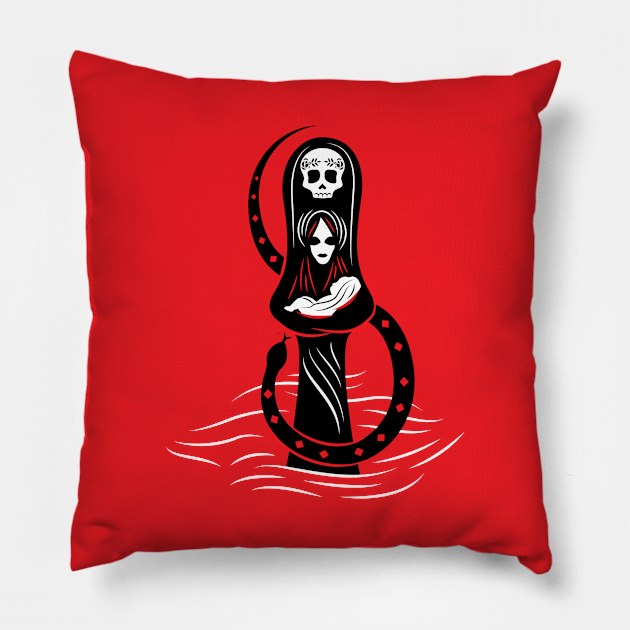 Swamp Woman! Pillow by evilgoods