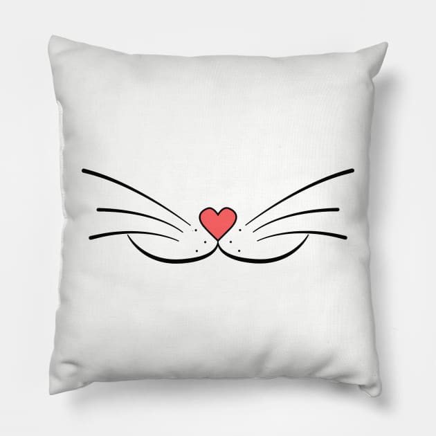 whiskers Pillow by Munayki