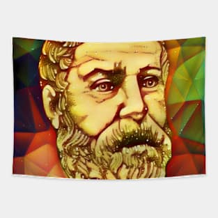 Hero of Alexandria Snow Portrait | Hero of Alexandria Artwork 15 Tapestry