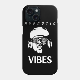 Hypnotic Vibes EDM DJ with headphones Phone Case