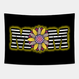 Gift for Mom MAMÁ Mommy Sunflower Mom Mothers Day Tapestry