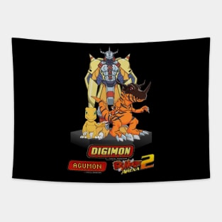 Agumon Evolutions-For Digimon Rumble Arena lovers Tapestry