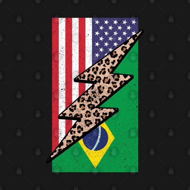 Half American Half Brazilian Leopard Print From Brazil by Way Down South