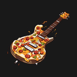 Pizza Guitar T-Shirt