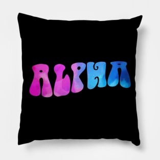 Alpha Hippie Pillow