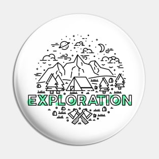 Exploration Outdoors Pin