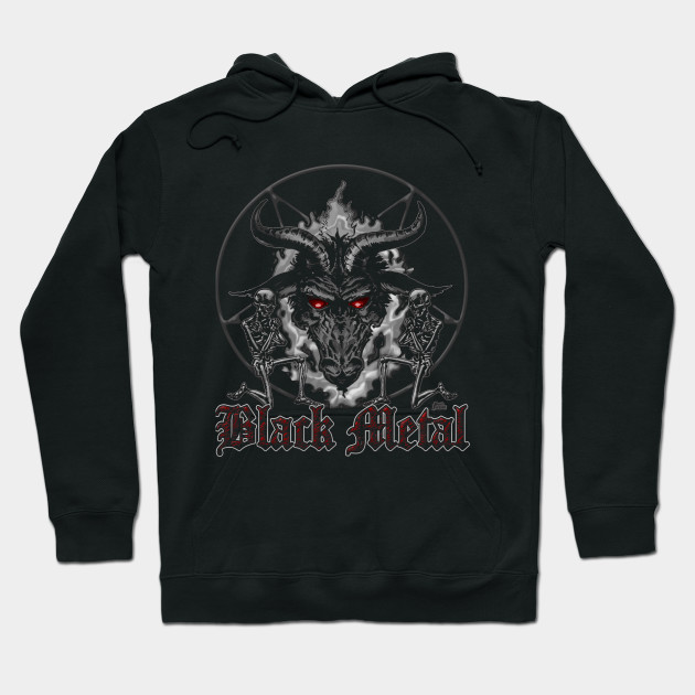 hoodie black metal