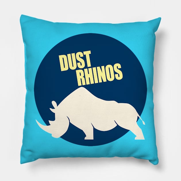 Dust Rhinos Blue Moon Pillow by Dust Rhinos Swag Store