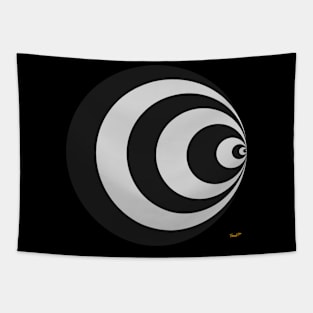 Black & White Circles Tapestry