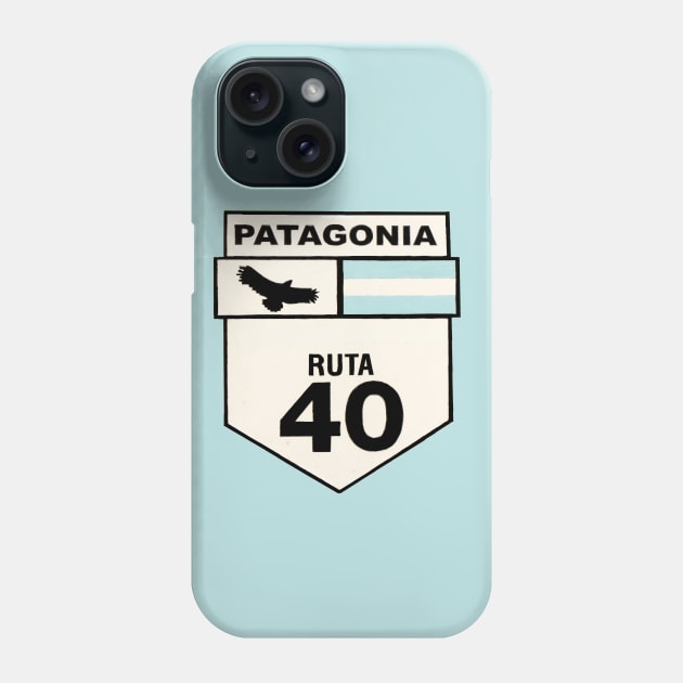 Ruta 40 the classic drive Phone Case by stevepaint