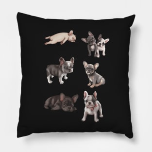 Frenchie puppies Pillow