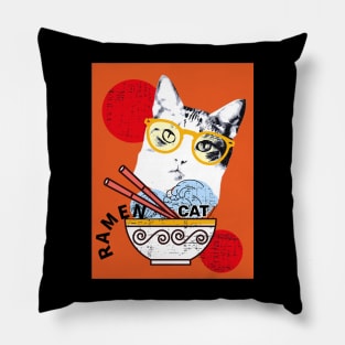 Ramen Cat Pillow