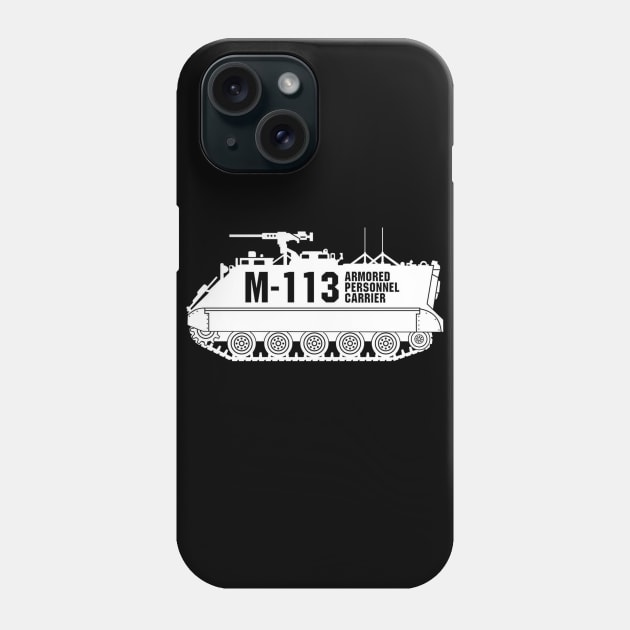 Military Vehicle APC M113 Phone Case by Aim For The Face